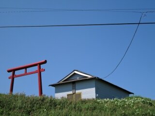 Shinto shrine on Risshiri Island