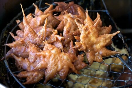 Momiji tempura - maple leaf snacks Momiji tempura - maple leaf snacks