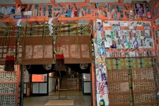 Interior of Kurumazaki Shrine